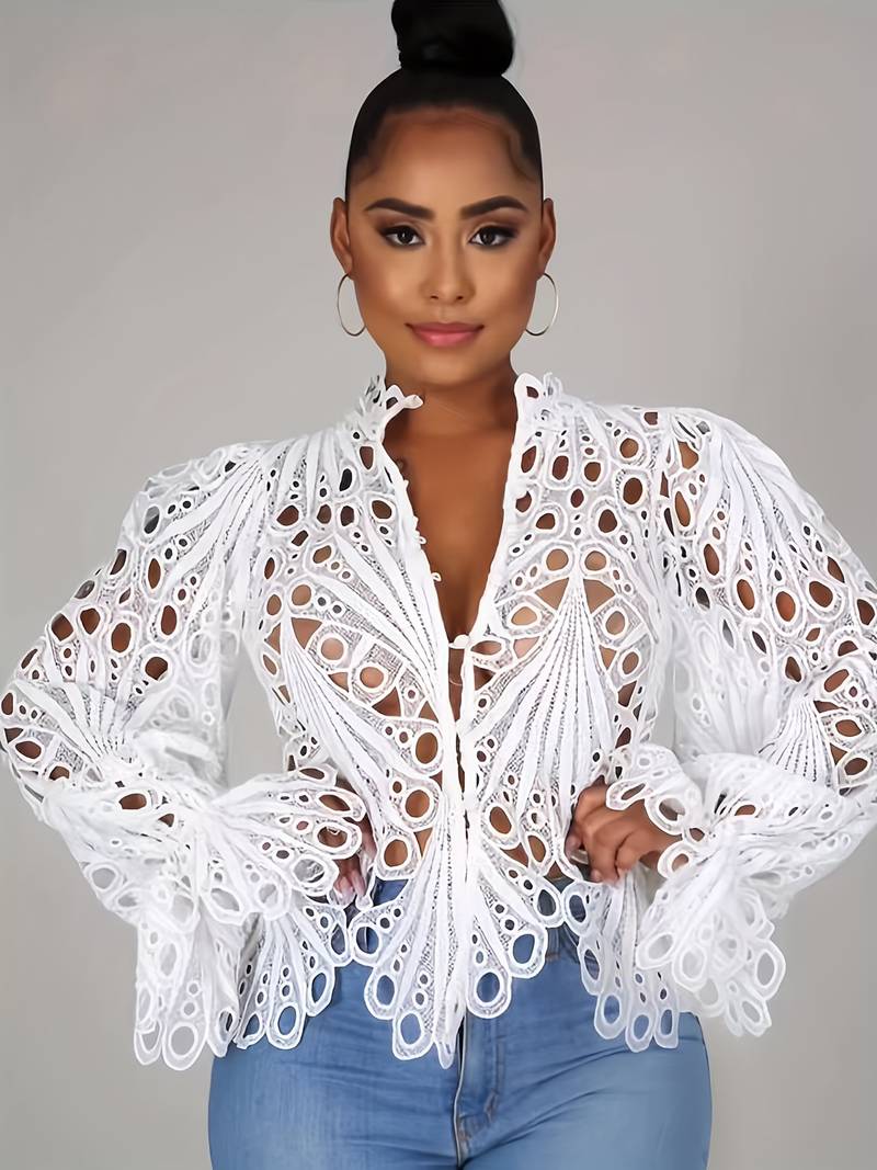 Levoire | Blouse Asymétrique Avec Découpes