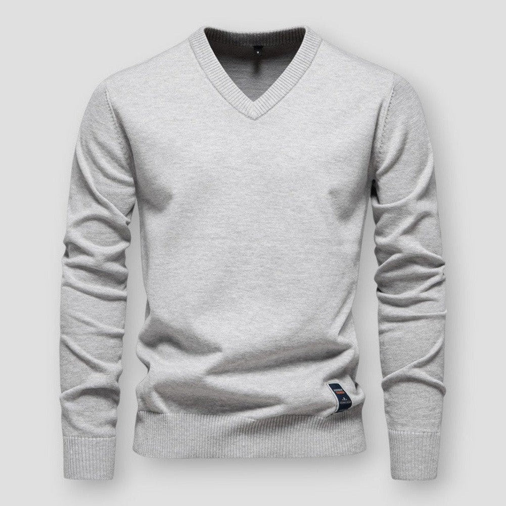 Levoire | Pulls D'Automne Tricotés Classiques Pour Hommes Gris