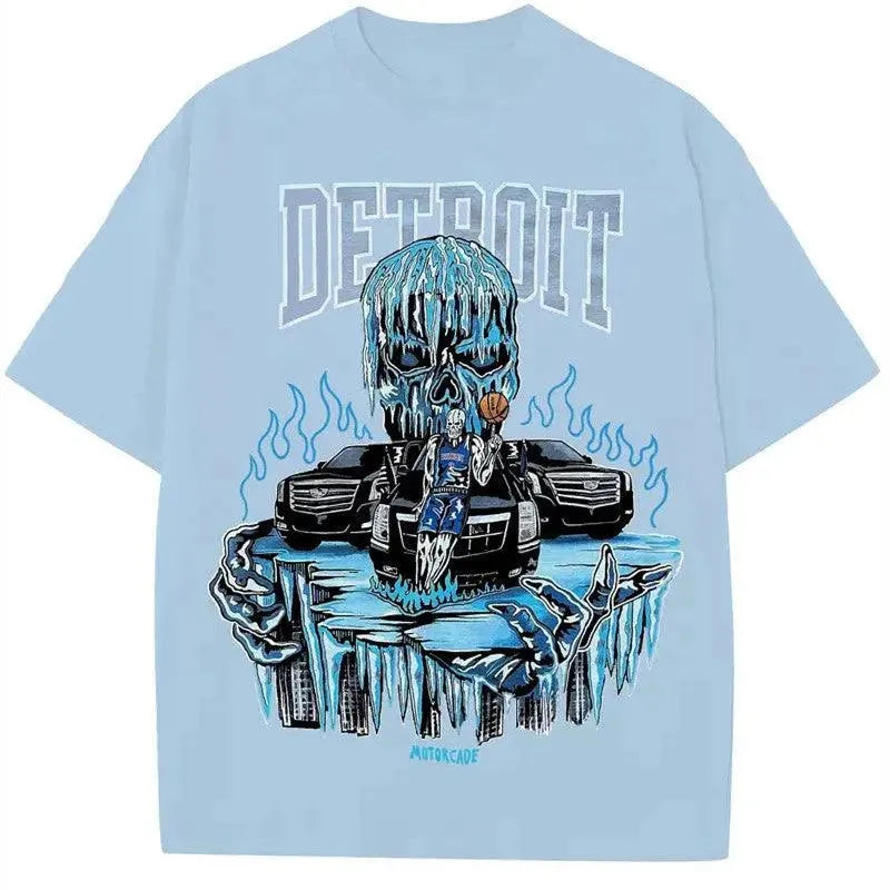 Levoire | T-shirt Detroit Bleu clair