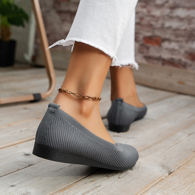 Levoire | Ballerines Tricotées Respirantes Pour Femmes