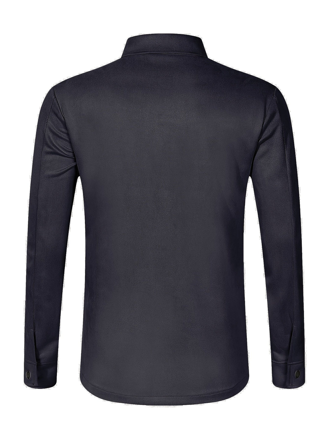 Levoire | Veste En Cuir Pu Pour Hommes Unie