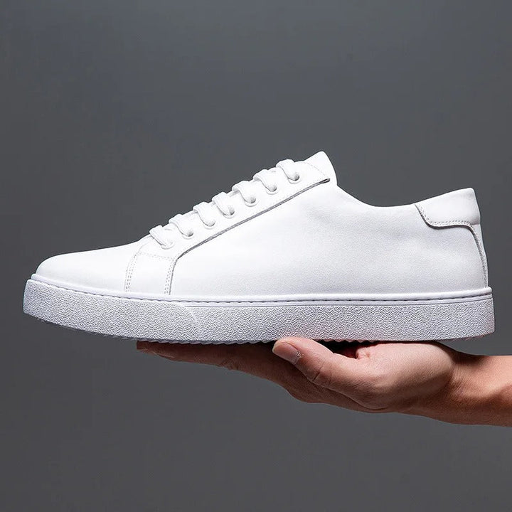 Levoire | Baskets Pour Hommes En Cuir Blanc