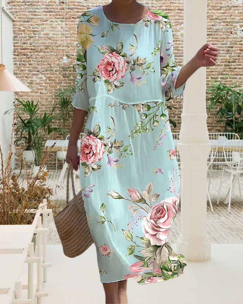 Levoire | Robe Élégante À Fleurs