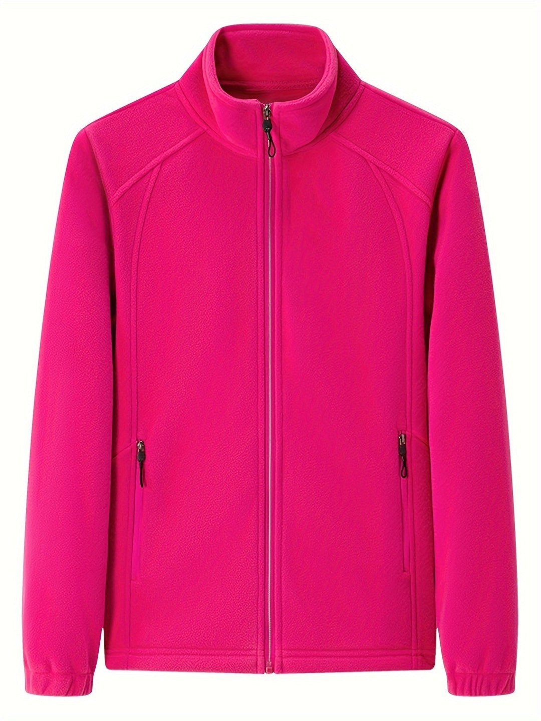 Levoire | Veste À Manches Longues Avec Col Montant En Douceur Avec Fermeture Éclair Rot
