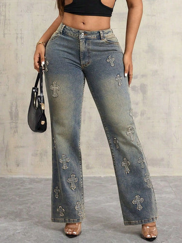 Levoire | Jeans Croisés Large Avec Poches
