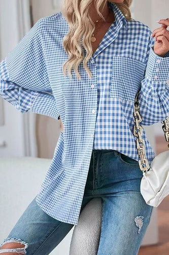 Levoire | Chemise À Boutons À Carreaux À Manches Longues
