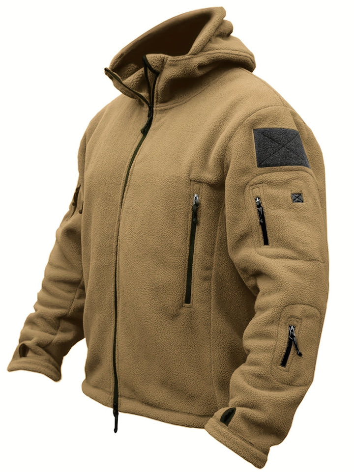 Levoire | Veste en polaire coupe-vent Khaki