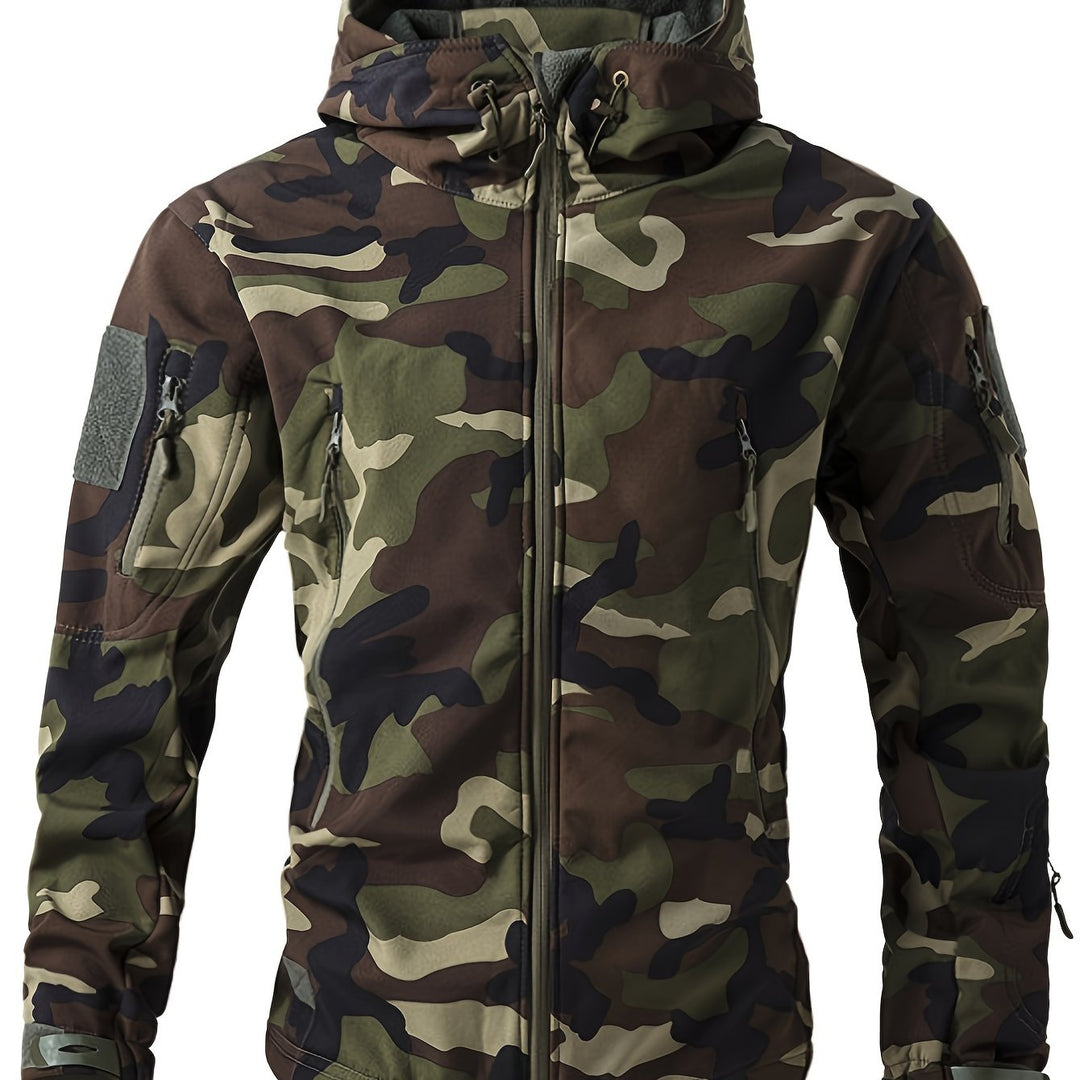 Levoire | Veste De Vent Chaude En Polaire Pour Hommes Avec Capuche