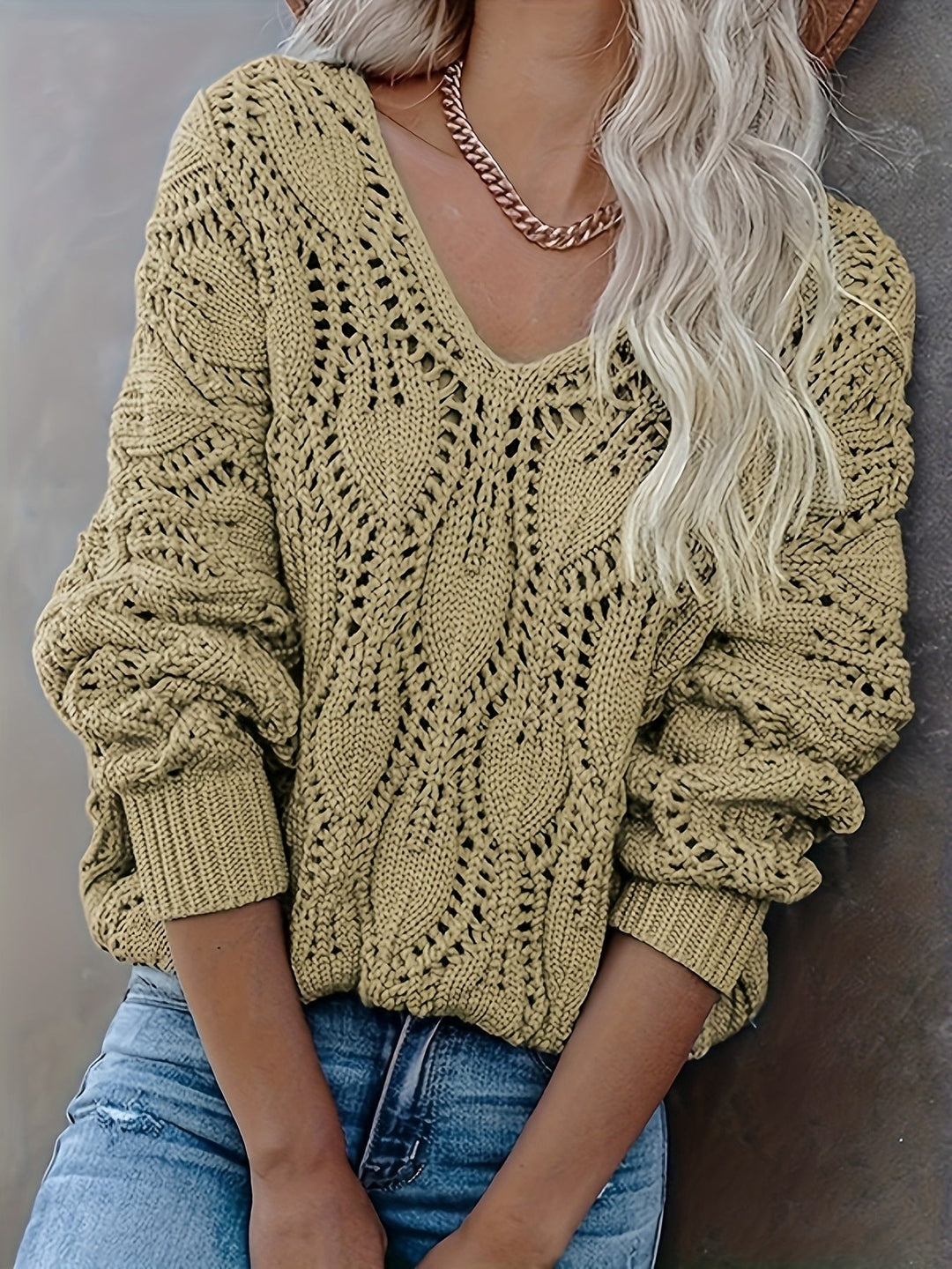 Levoire | Pull D'Hiver Pratique Et Élégant Jaune