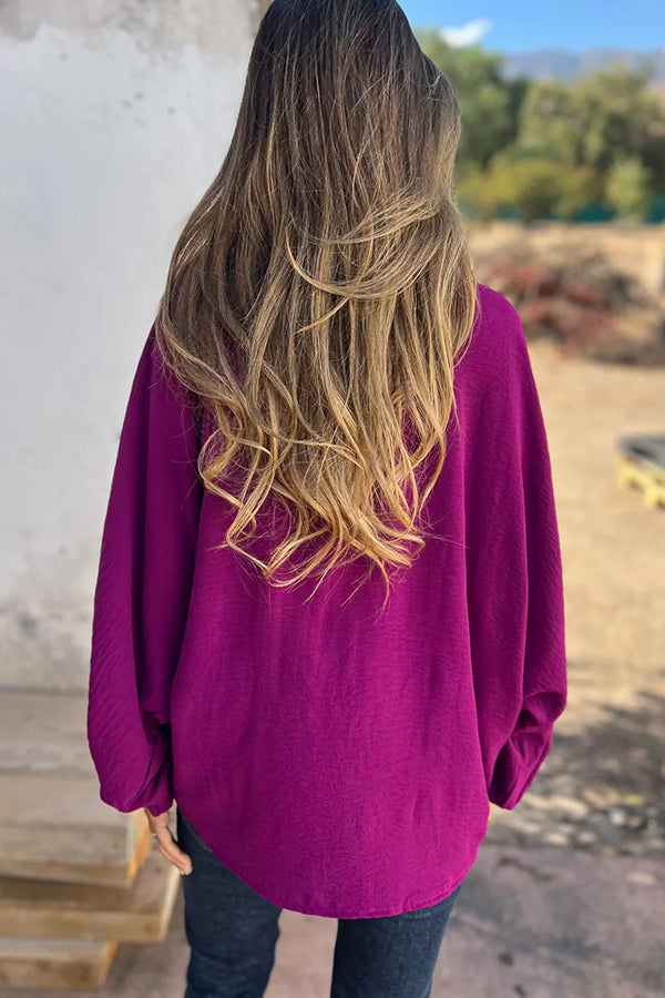 Levoire | Haut En Bouton Batwing À Coupe Décontractée