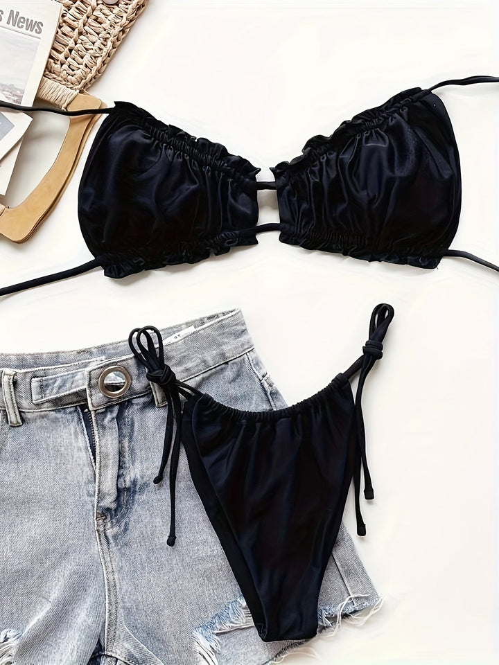 Levoire | Bikini À Fronces Ajustable Pour Femmes