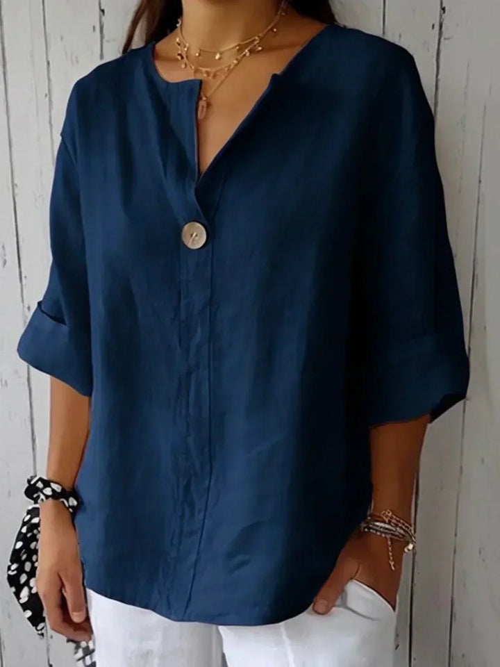 Levoire | Rento V Décolleté Blouse Merensininen