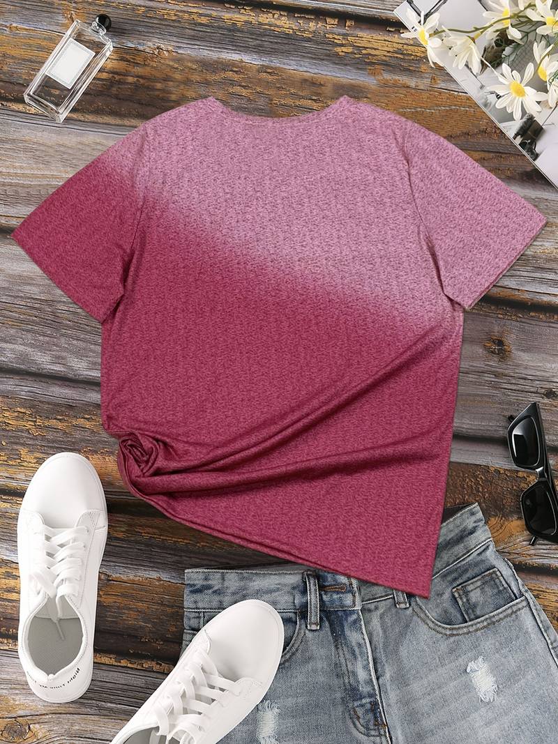 Levoire | T-Shirt Avec Impression De Cœur De Papillon Et Col Rond