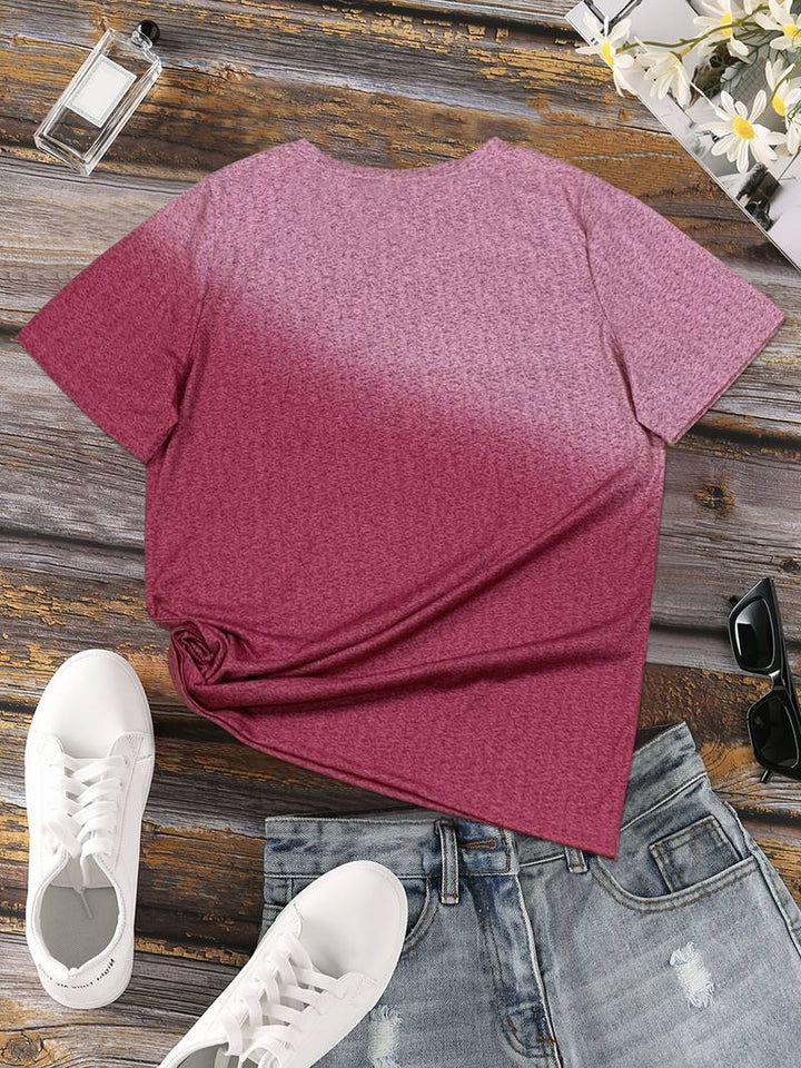 Levoire | T-Shirt Avec Impression De Cœur De Papillon Et Col Rond