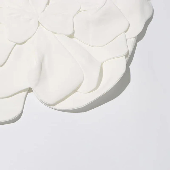 Levoire | Poche sans dos avec fleur tridimensionnelle