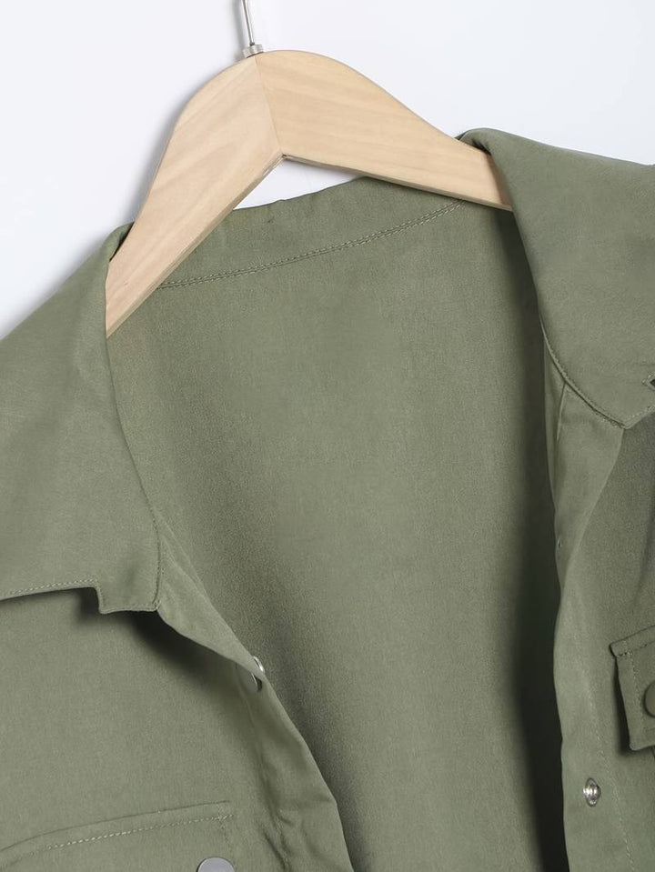 Levoire | Olive Vert T-Shirt Décontracté