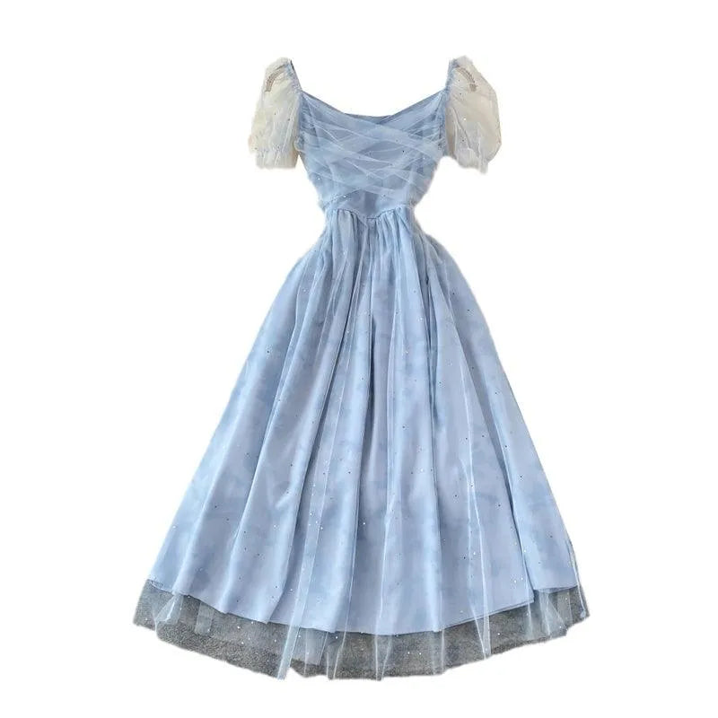 Levoire | Robe Rétro Française Bleue