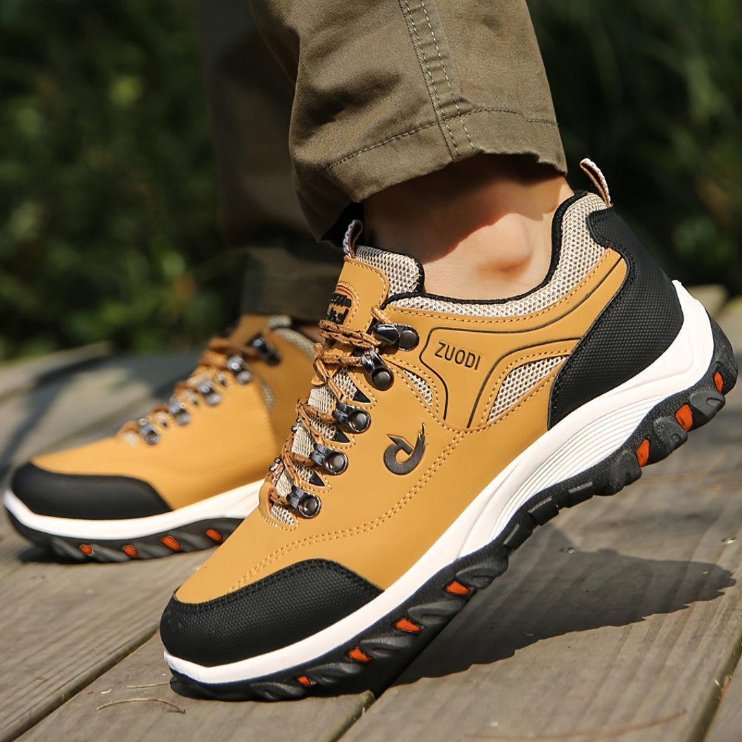 Levoire | Sneaker Bas Durable Pour Hommes Jaune