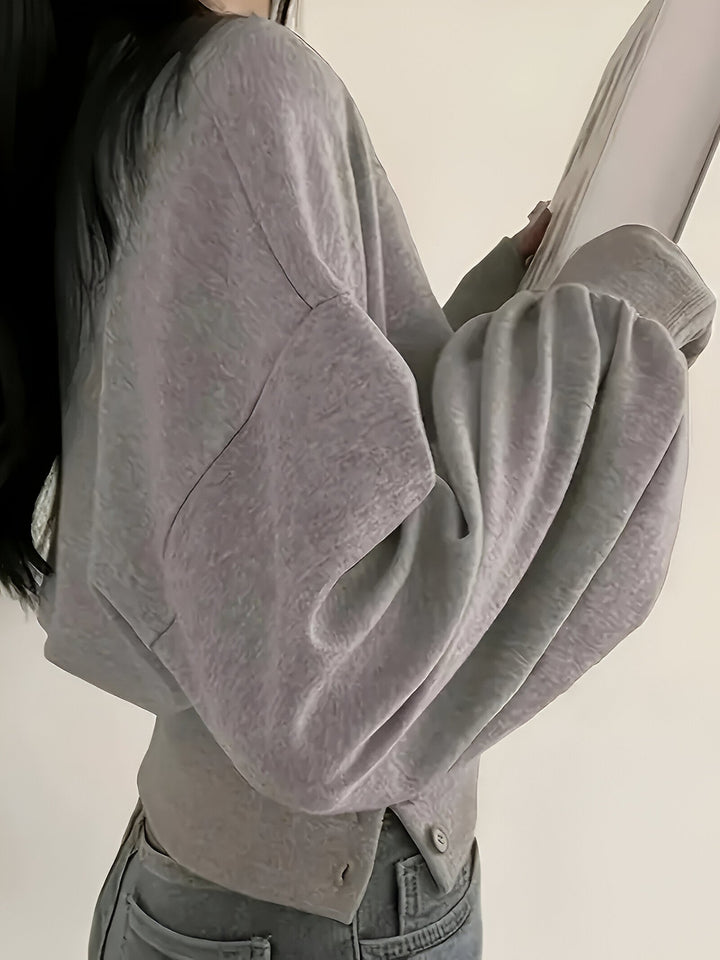 Levoire | T-Shirt Élégant Avec Des Détails En Boutons