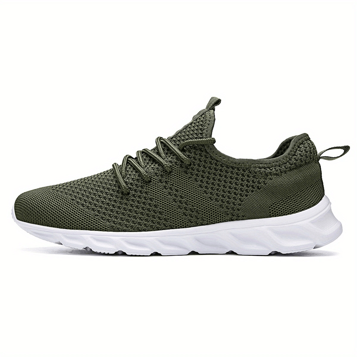 Levoire | Légers, Respirants Chaussures De Course Pour Hommes Avec Antidérapant Olive vert 1 EU49.5