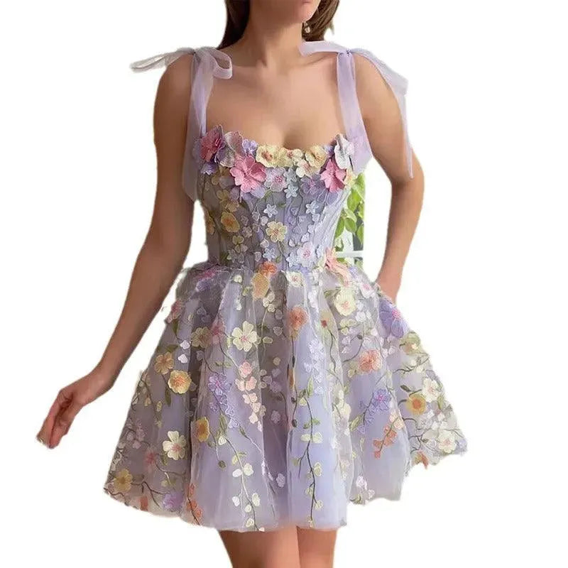 Levoire | Robe à fleurs 3D