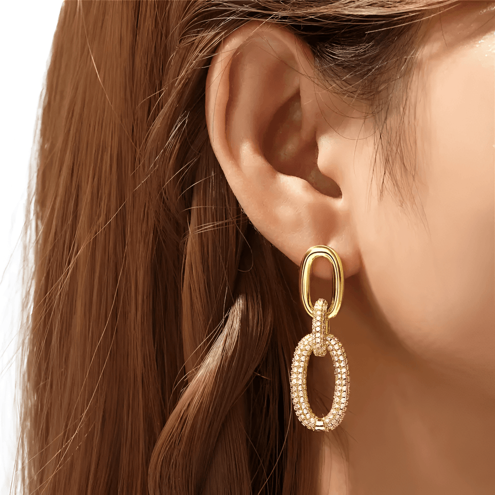 Levoire | Bague En Cristal De Luxe Boucles D'Oreilles