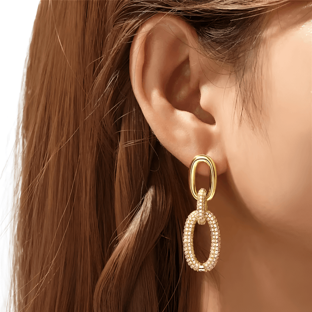 Levoire | Bague En Cristal De Luxe Boucles D'Oreilles