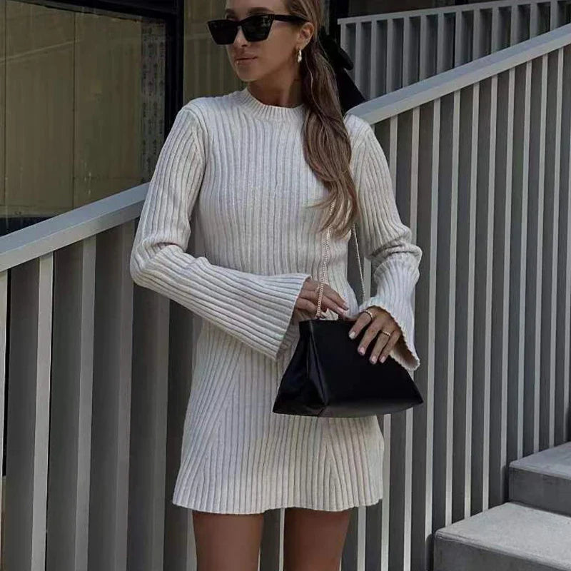 Levoire | Robe à col haut Polyvalente Blanc