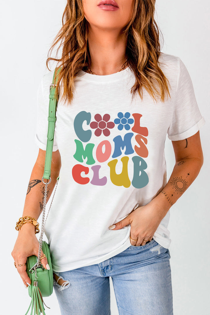 Levoire | COOL MOMS CLUB T-shirt col rond à manches courtes