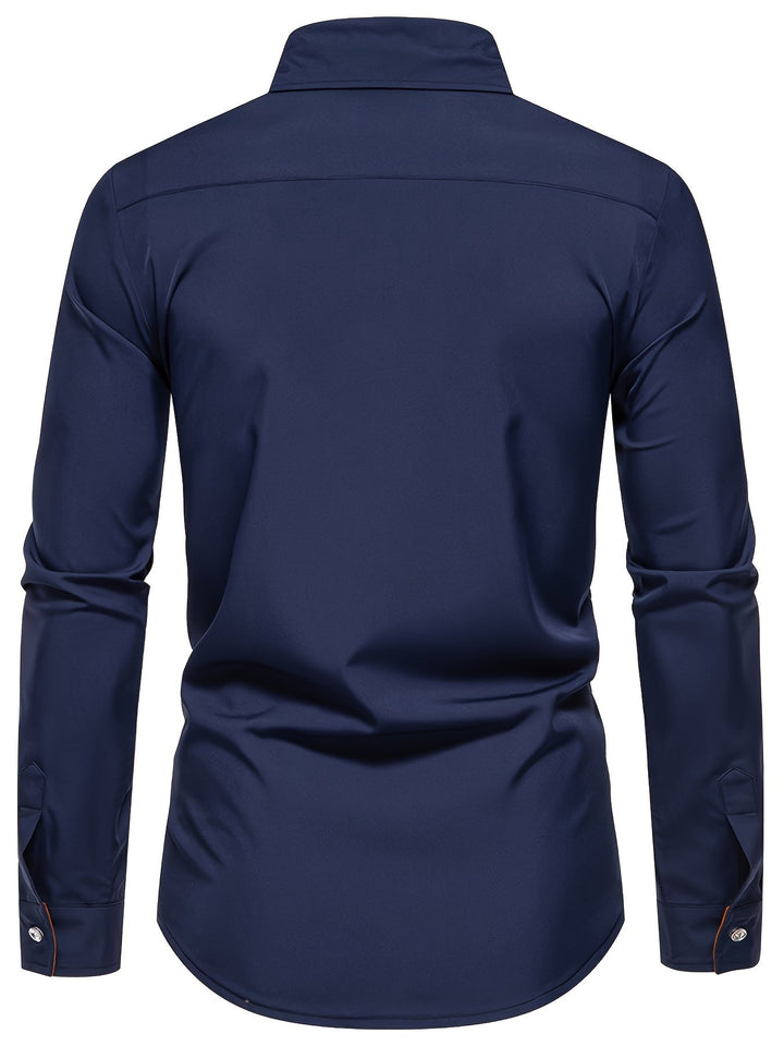 Levoire | Chemise Élégante Pour Hommes Avec Des Obstacles De Couleur