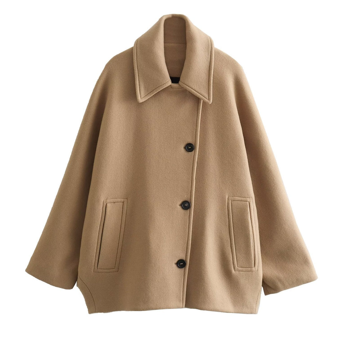 Levoire | Chic Français Veste, Col Polo, Mélange Veste À Manches Courtes
