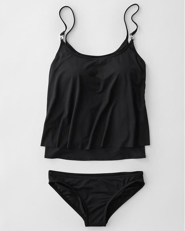 Levoire | Viktoria Tankini - Durabilité Et Style Noir