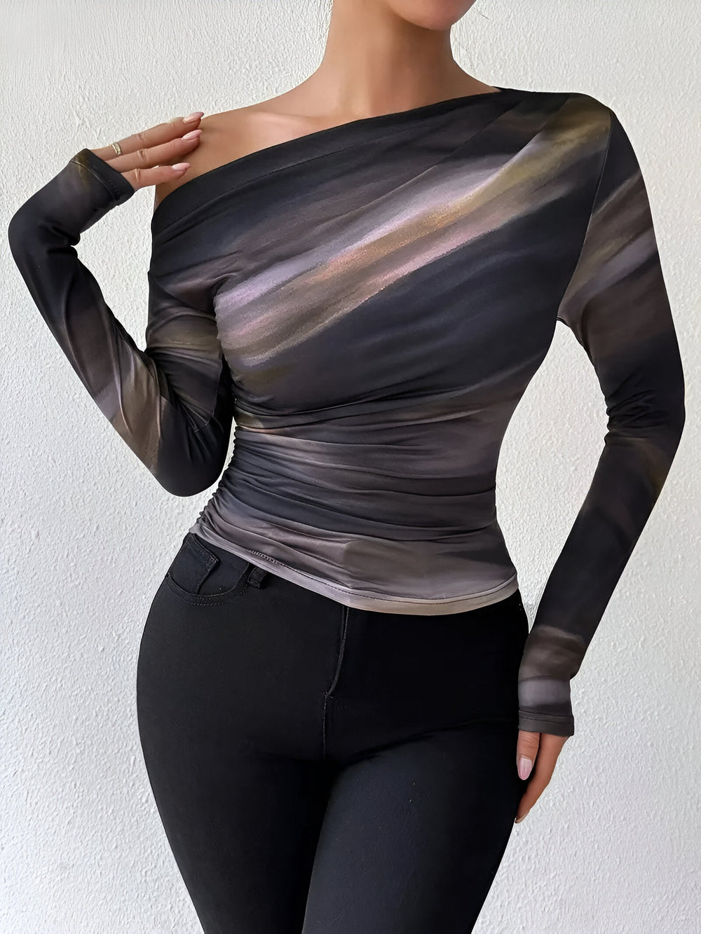 Levoire | T-Shirt Chic Décontracté À Manches Longues