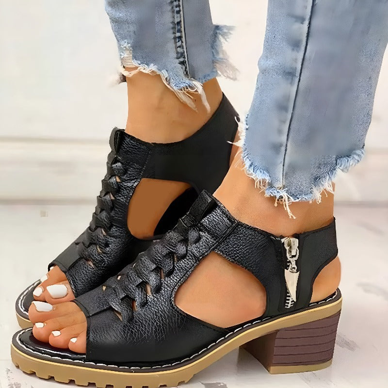 Levoire | Sandales Confortables Élégantes Noir (Presque épuisé)
