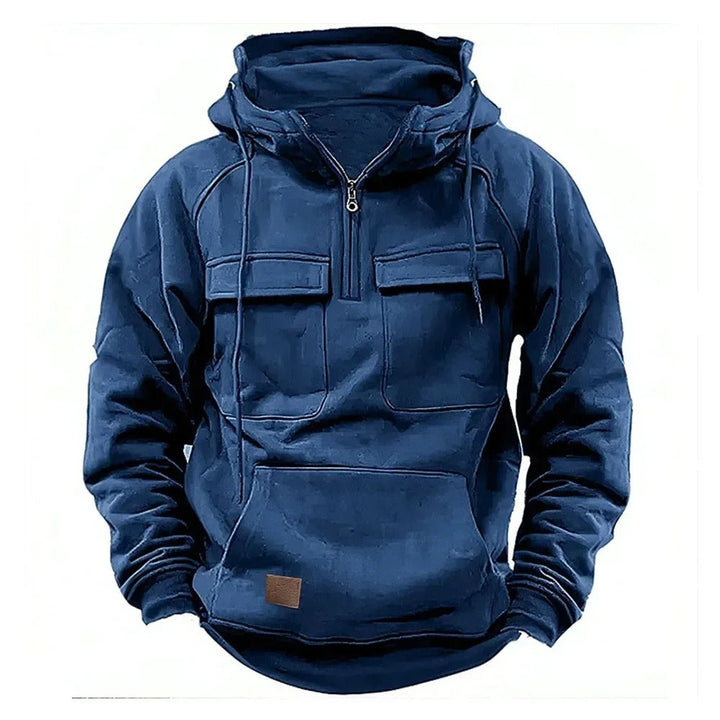 Levoire | Pull à capuche tactique robuste Bleu