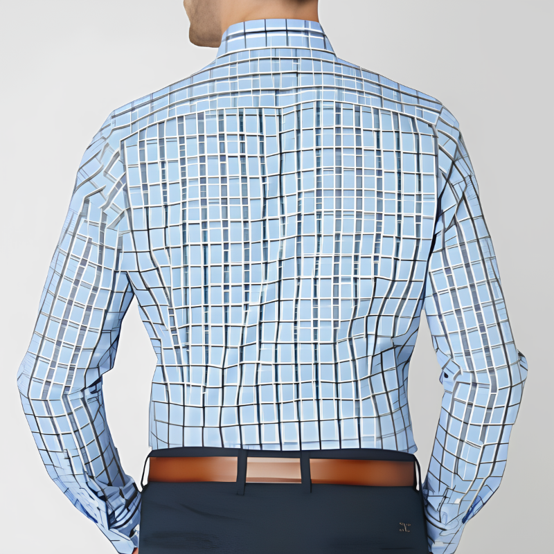 Levoire | Chemise À Carreaux Classique Avec Une Touche Moderne