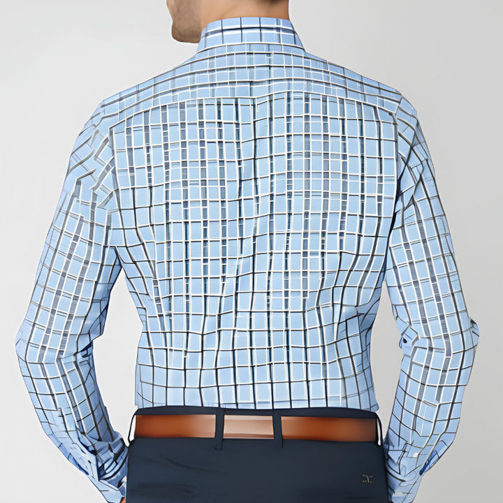 Levoire | Chemise À Carreaux Classique Avec Une Touche Moderne