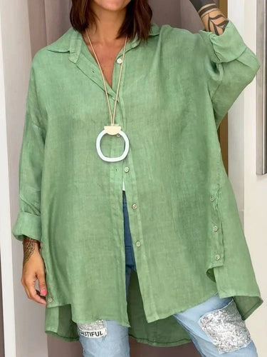 Levoire | Chemise en coton et lin Rento