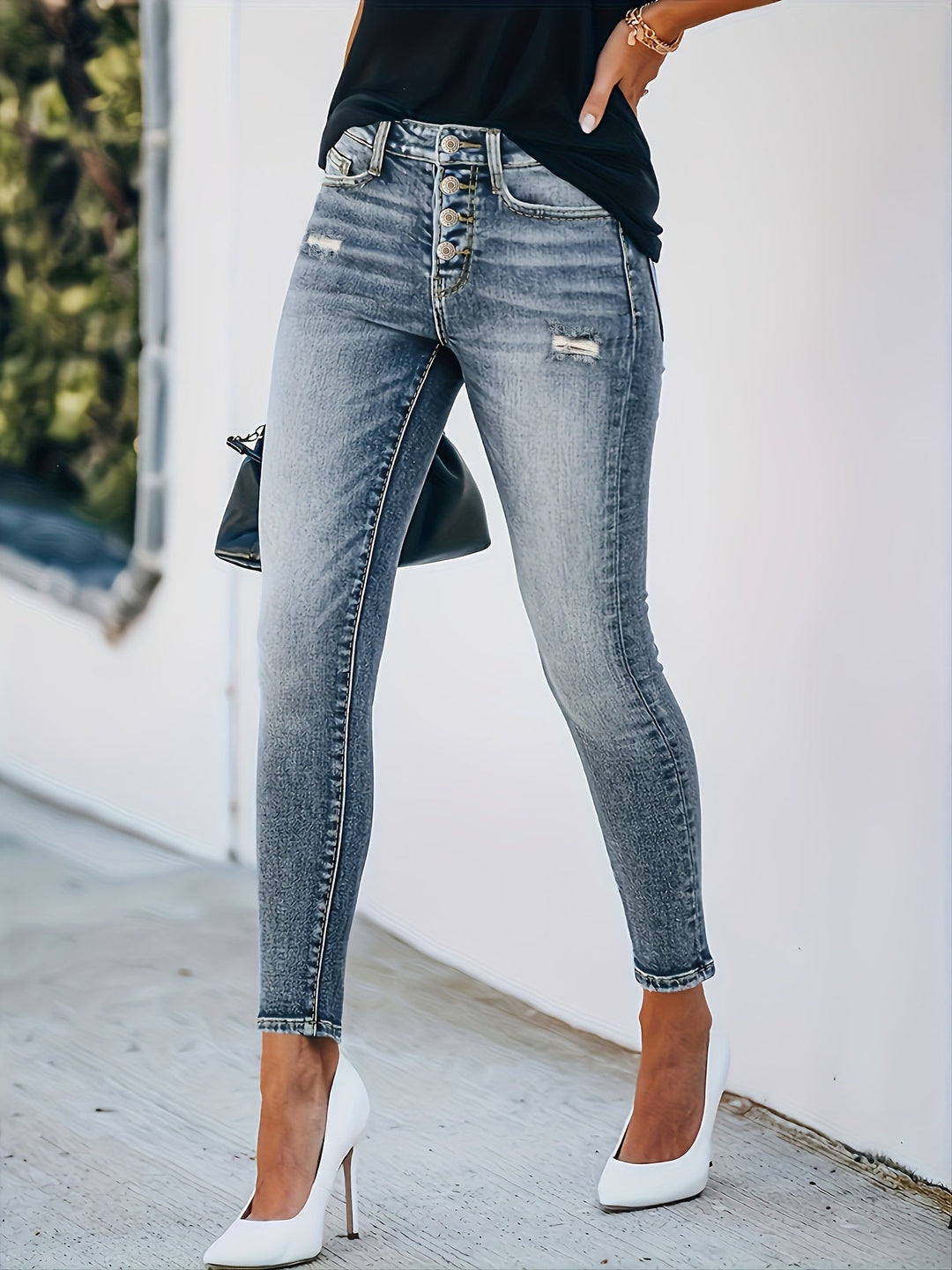 Levoire | Jean Skinny Stretch Déchiré