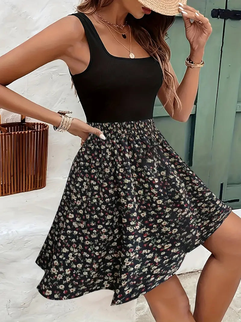 Levoire | Robe À Tank Top Sans Manches Décontractée En A-Line