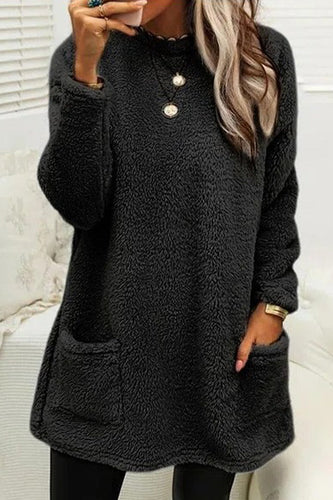 Levoire | Sweatshirt Avec Poche Et Col Rond En Uni Pour Streetwear