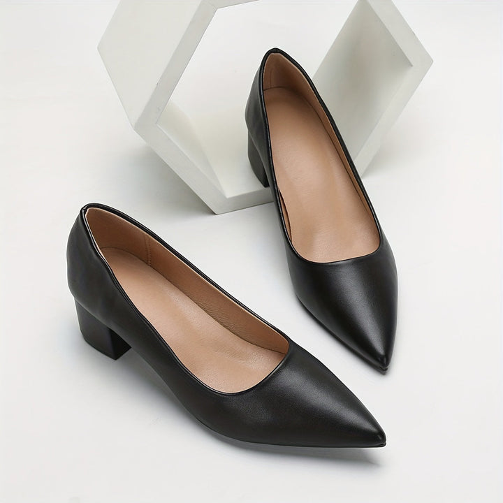 Levoire | Chaussures Pour Femmes Durables Avec Un Design À Bout Pointu Noir