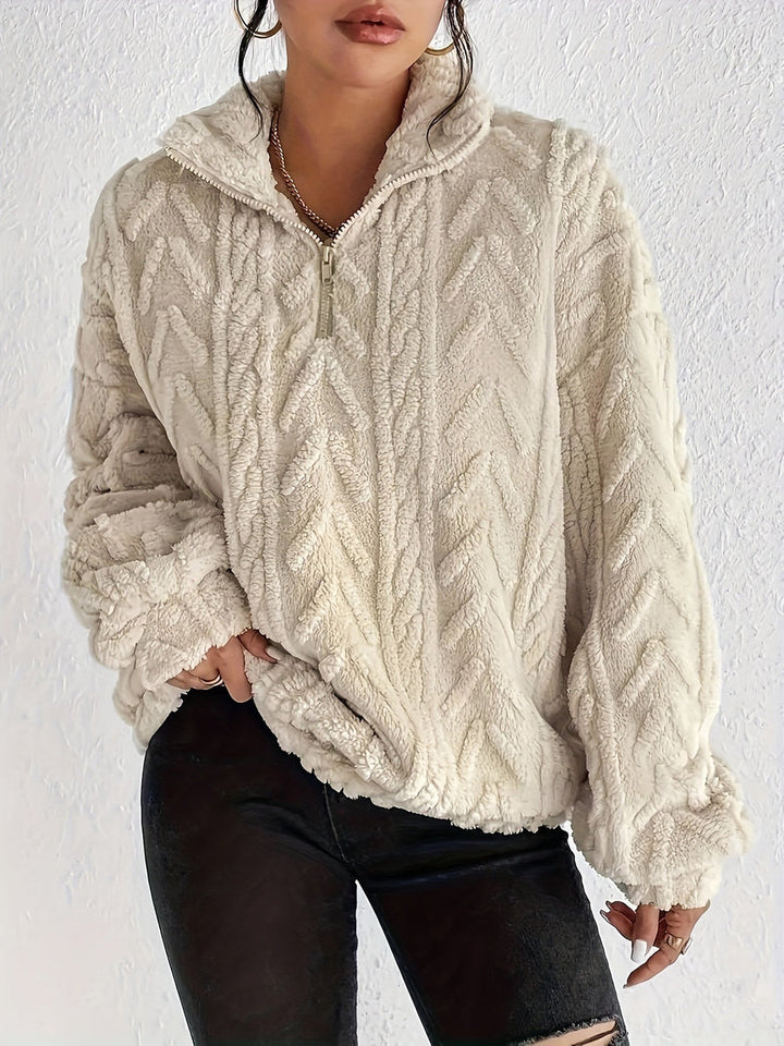 Levoire | Pull En Polaire Stylé Beige