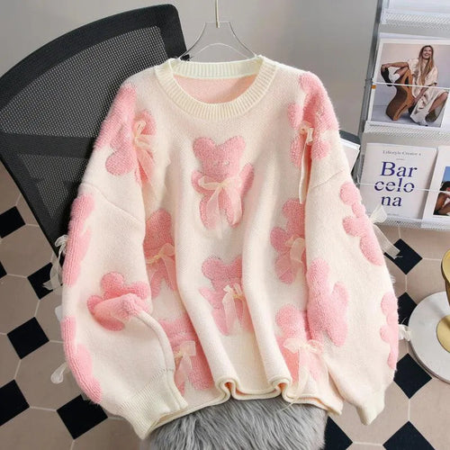 Levoire | Pull femme avec un nœud paresseux