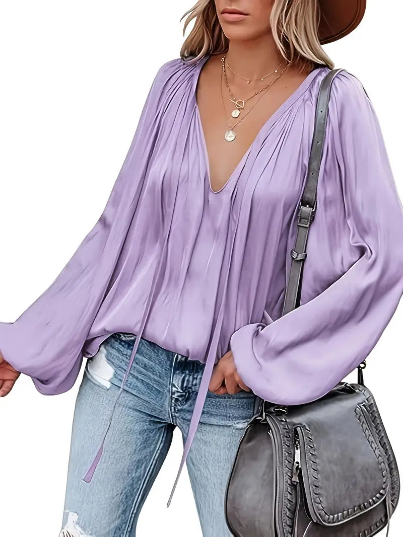Levoire | Blouse En Satin Pour Femmes Helllila