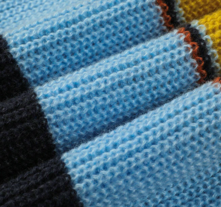 Levoire | Gilet rayé à manches longues avec bouton