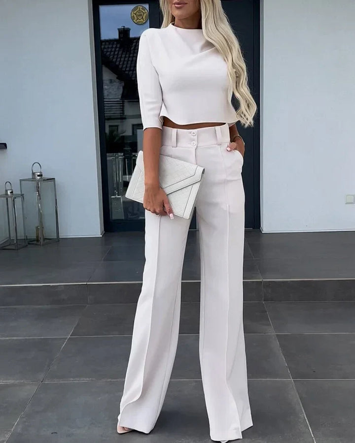 Levoire | Ensemble Élégant Et Stylé Pour Dames Blanc