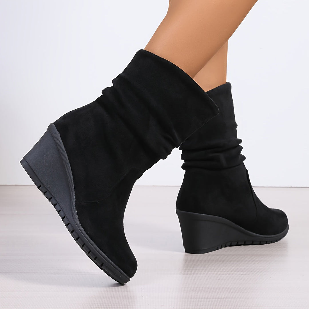 Levoire | Botte Unie Élégante Noir