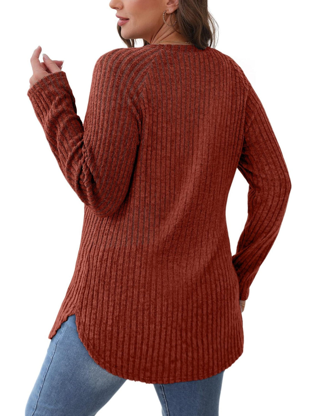 Levoire | Col rond T-shirt à manches raglan