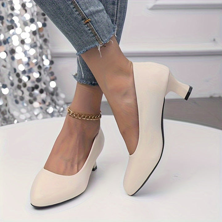 Levoire | Élégantes Chaussures À Talons Pour Femmes À Tige Pointue Et Talon Bas